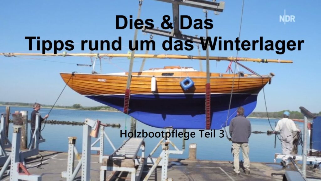 segelboot holz pflege